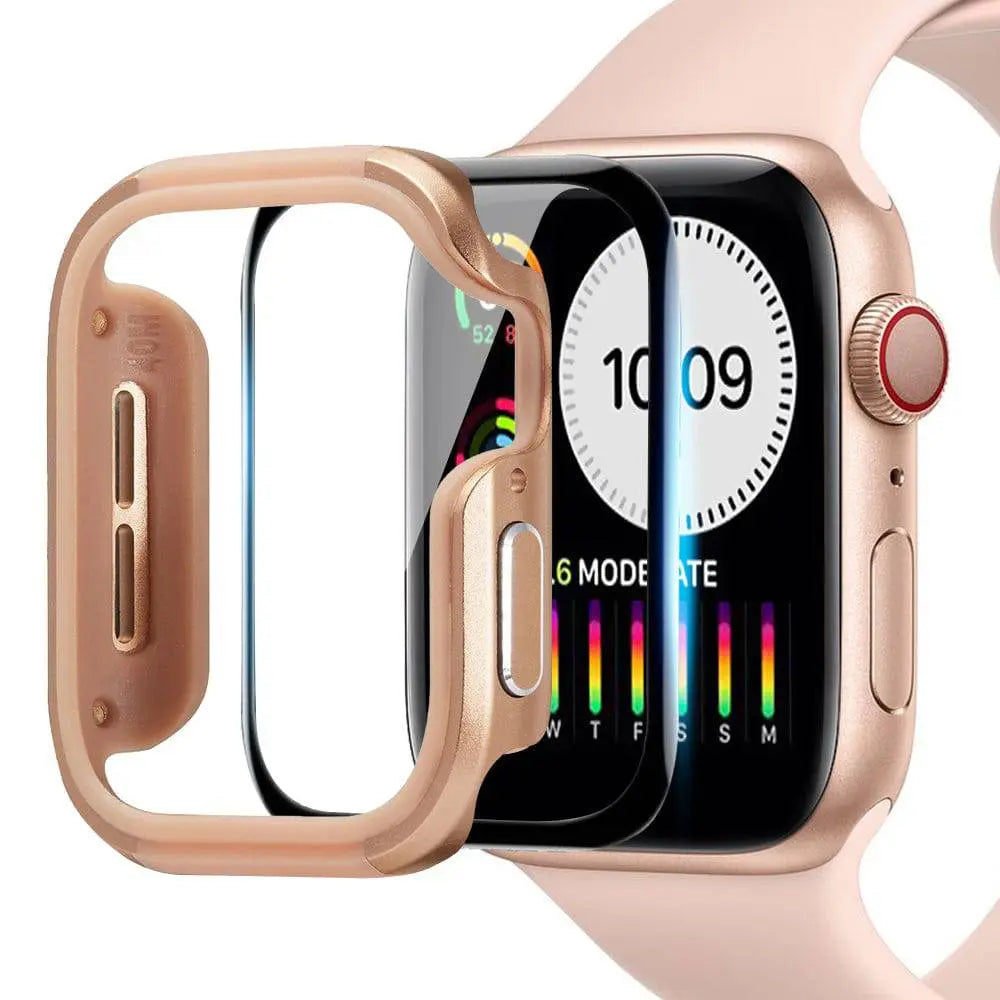 Aluminum Protective Case for Apple Watch Series 4 & 5 – 40mm or 44mm Full-Coverage Shell