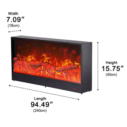 HEARTHRECESS – LED Fireplace Light for Cozy Heated Glow