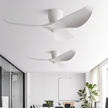 DC Motor Reversible Ceiling Fan 38 Inch 6 Variable Speeds Remote Quiet ABS Blade Room Circulator Year-Round Home Cooling Bedroom Dining Spac