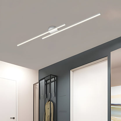 Semi-Flush LED Ceiling Light – Modern Aluminum Design, Dimmable & Color-Changing Options for Bedroom, Living Room & Kitchen