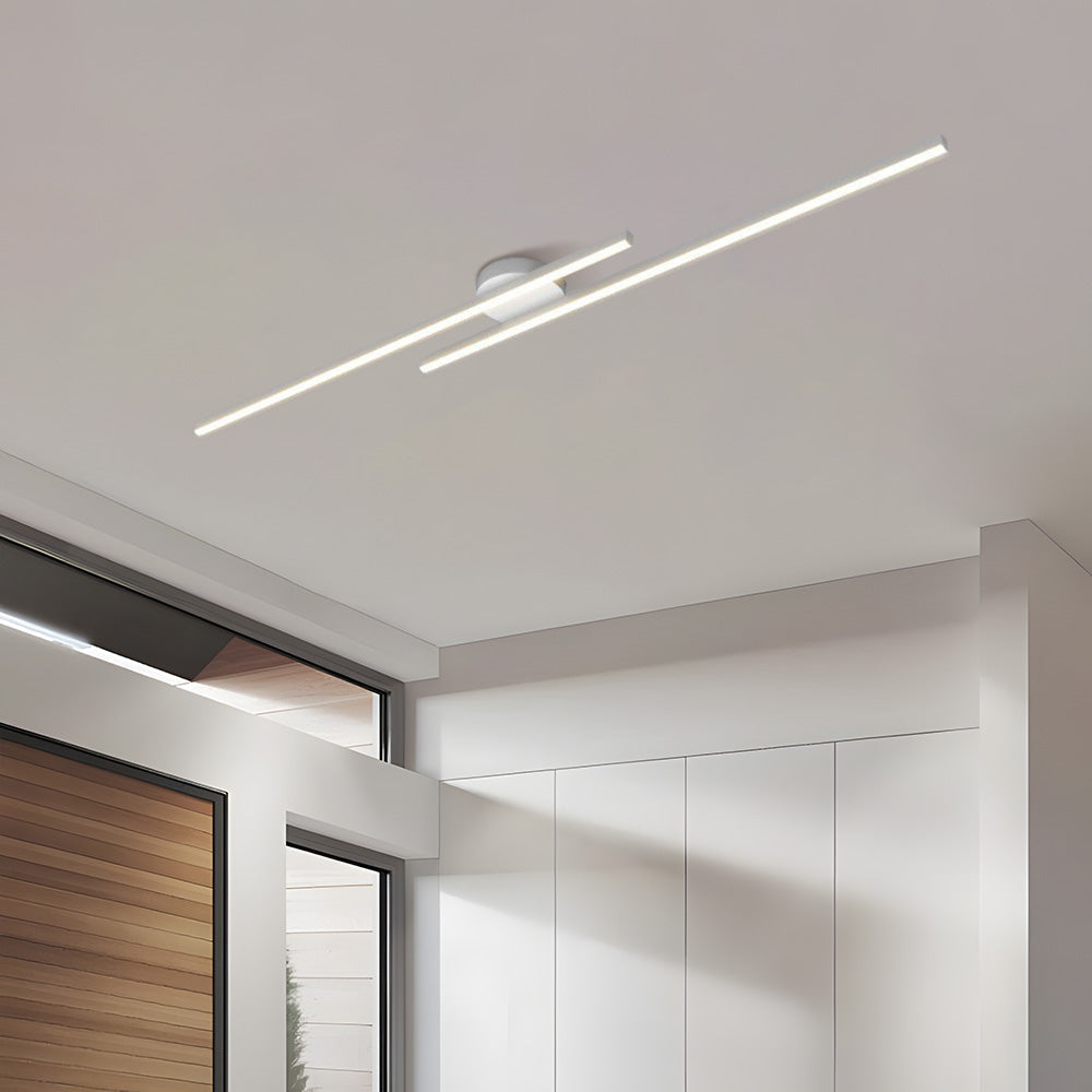 Semi-Flush LED Ceiling Light – Modern Aluminum Design, Dimmable & Color-Changing Options for Bedroom, Living Room & Kitchen