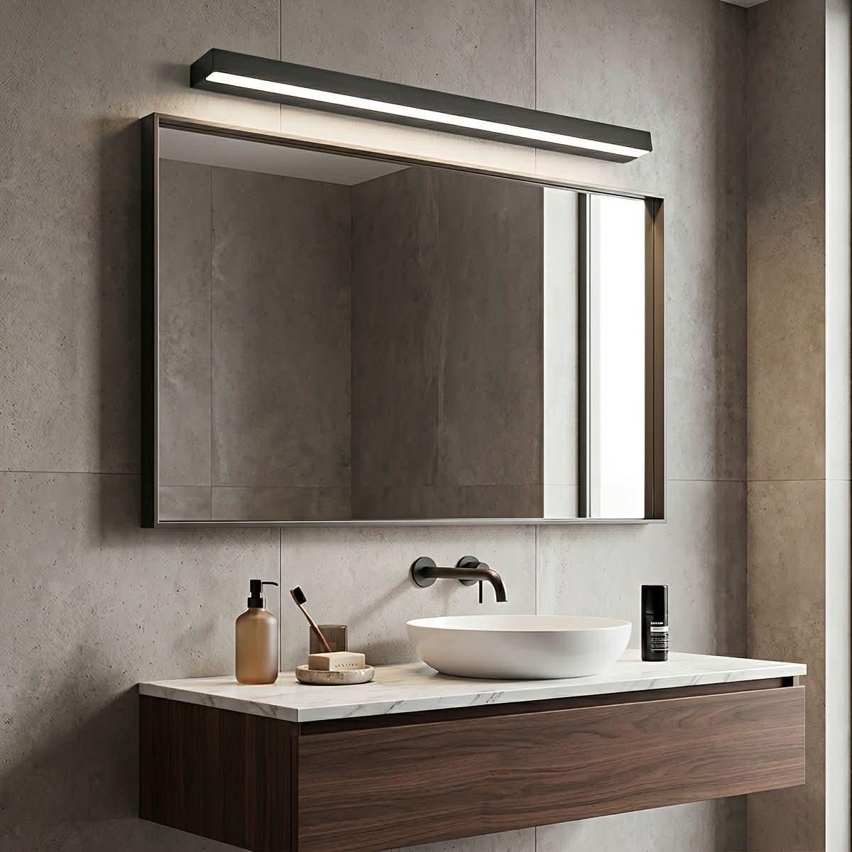 CLARILINE – Linear LED Sconce for Enhanced Mirror Illumination