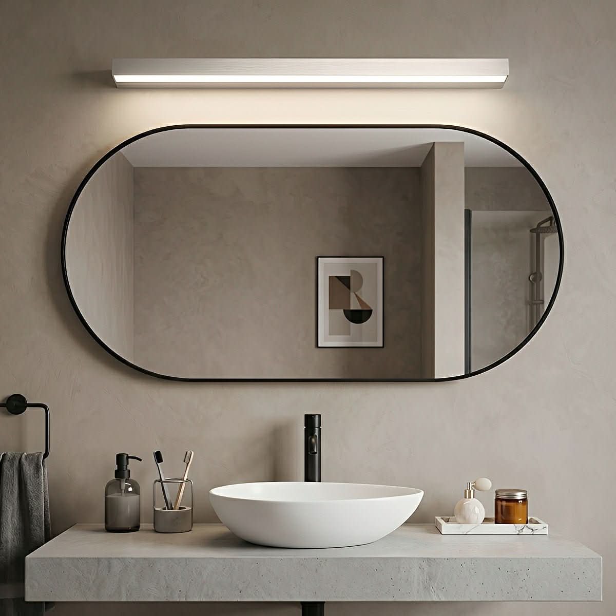 CLARILINE – Linear LED Sconce for Enhanced Mirror Illumination