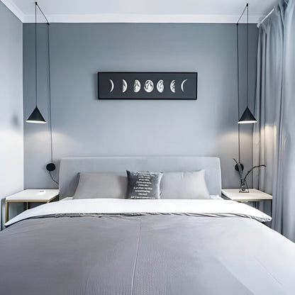 Sleek Silver Pendant Light | Simple Metal Drop Lamp