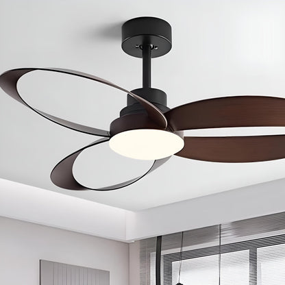 42 Inch Reversible Ceiling Fan with LED Light | 6-Speed Remote Control for Bedroom Living Room | Adjustable Color Temperature 3000K-6000K