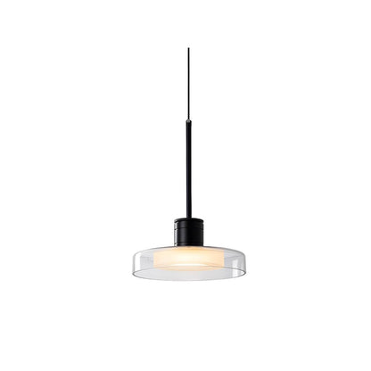 LED Overhead Fixture Multi-Temperature 31-Inch Triple Globe Adjustable Cord for Countertop Bar Table Dining Space Modern Black Aluminum