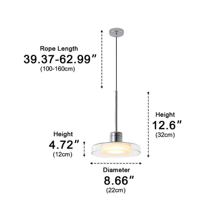 LED Overhead Fixture Multi-Temperature 31-Inch Triple Globe Adjustable Cord for Countertop Bar Table Dining Space Modern Black Aluminum