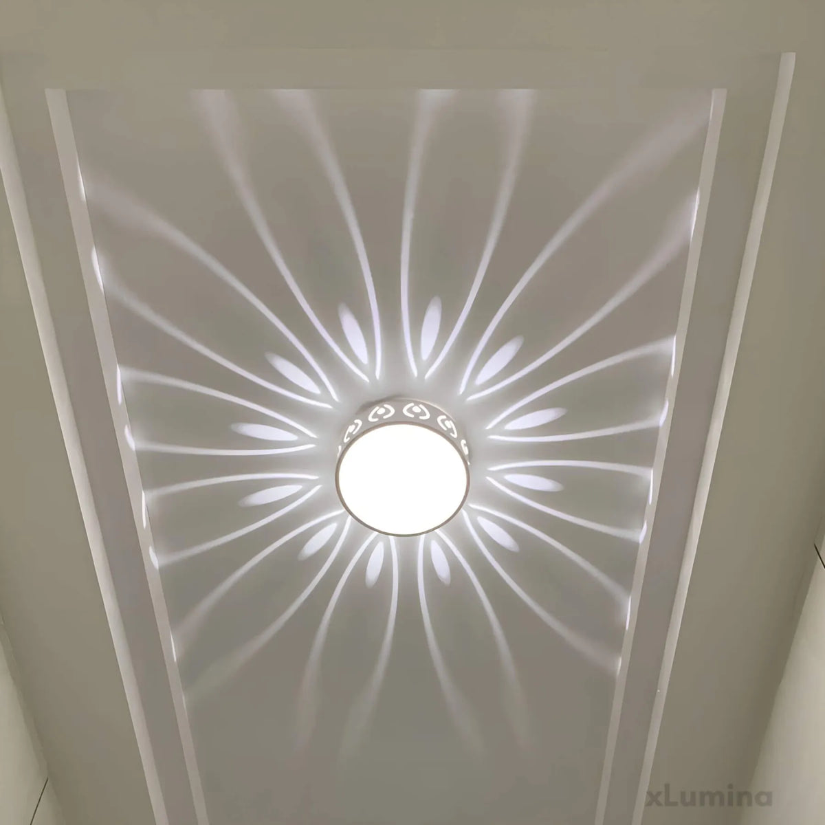 LED Ceiling Light Fixture for Hallway Entryway and Porch – Crystal Accent Flush Mount Lighting for Modern Homes