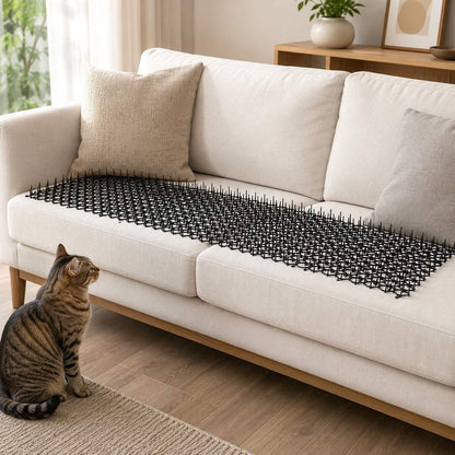 Ortekor Modular Cat Deterrent Mats for Sofas & Gardens - Helps Stop Scratching & Digging