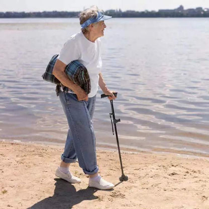All-Terrain LED Walking Stick with Safety Features