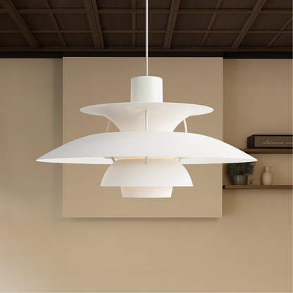 Multi-Layer Aluminum Pendant Light – Modern Scandinavian Tiered Hanging Fixture for Dining Room, Kitchen Island & Living Room