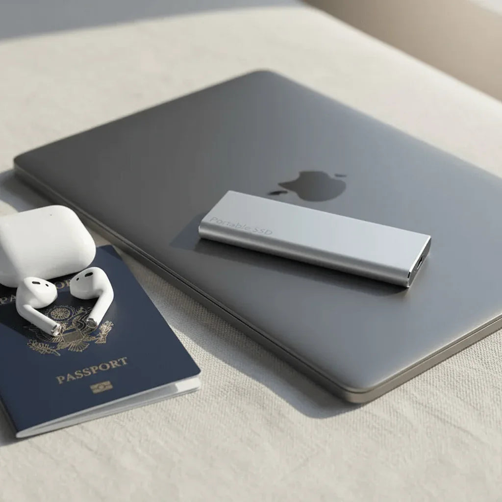 Portable External Hard Drive USB-C with 4TB Storage for PC Mac Laptop Backup Fast Data Transfer Plug & Play Compatible