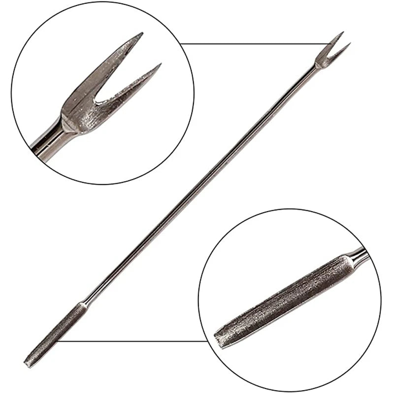 Seafood Tool Kit - Stainless Steel Crab Crackers and Lobster Forks