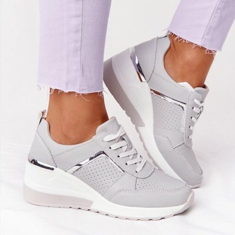 Women's Lightweight Athletic Sneakers – Breathable Mesh, Cushioned Insole, Anti-Slip Sole, Reinforced Heel Support – US Sizes 6–10.5