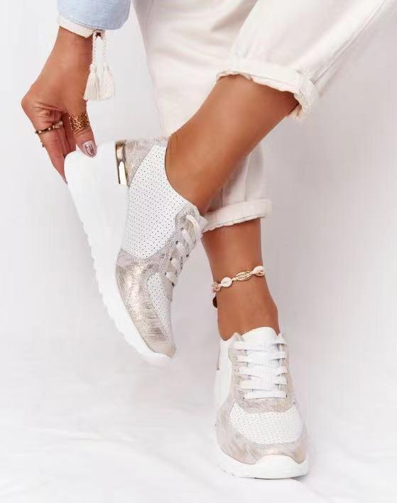 Women's Lightweight Athletic Sneakers – Breathable Mesh, Cushioned Insole, Anti-Slip Sole, Reinforced Heel Support – US Sizes 6–10.5