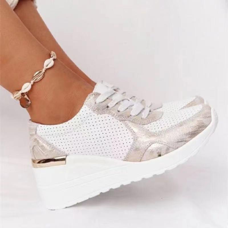 Women's Lightweight Athletic Sneakers – Breathable Mesh, Cushioned Insole, Anti-Slip Sole, Reinforced Heel Support – US Sizes 6–10.5
