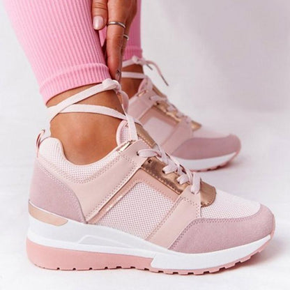 Women's Lightweight Athletic Sneakers – Breathable Mesh, Cushioned Insole, Anti-Slip Sole, Reinforced Heel Support – US Sizes 6–10.5