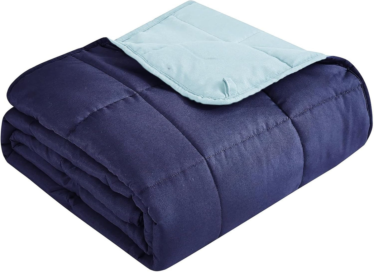 Cozy Comfort | Weighted Blanket with Cooling Microfiber | All-Season Softness for Ultimate Relaxation