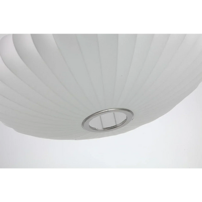 Handwoven Silk Sphere Suspension Fixture White for Dining Areas Living Rooms Bedrooms Ambient Overhead Lighting Touch Control Iron Frame Wov