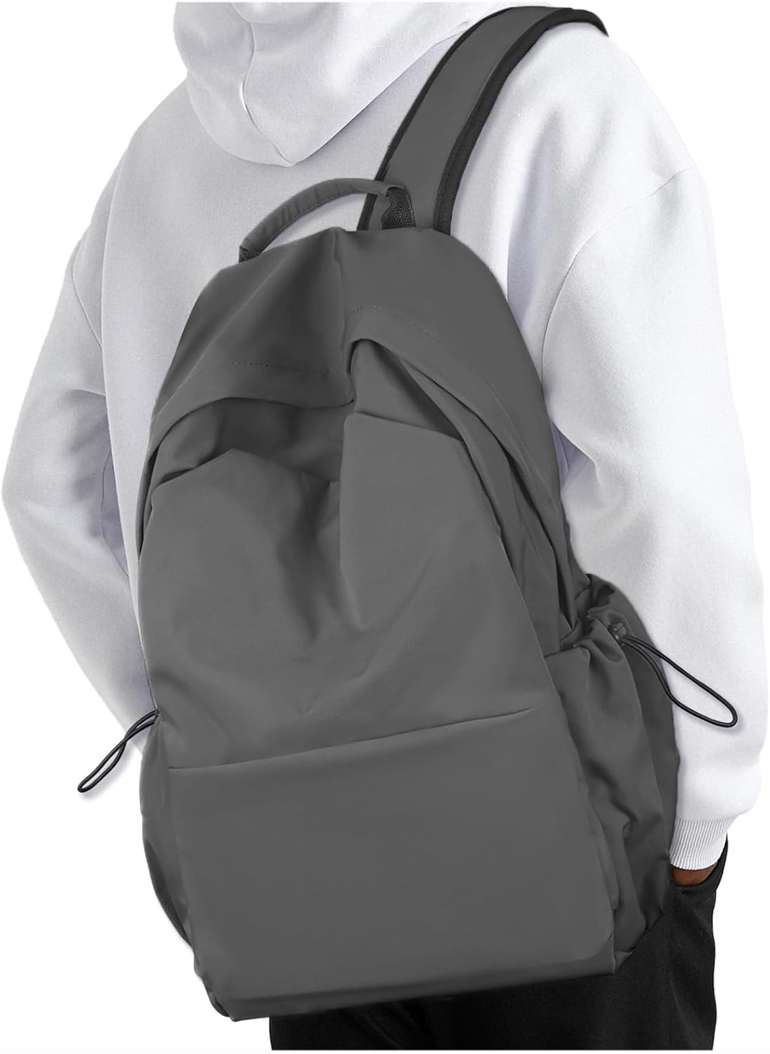 Water-Resistant Laptop Backpack with Multiple Compartments for 15.6-Inch Computers – Padded Straps, Hidden Pocket & Side Storage for Work