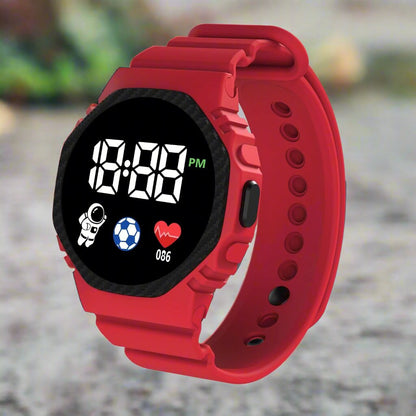Kids Digital Sports Watch with LED Display – Waterproof Time-Teaching Wristwatch for Boys & Girls Ages 4+