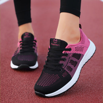 Women's Orthopedic Walking Sneakers with Arch Support – Breathable Mesh Athletic Shoes for All-Day Comfort, Cushioned Insole, Flexible