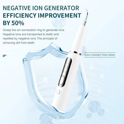 Ultrasonic Dog Teeth Cleaner with LED Light & Auto Gum Sensor for Safe At-Home Pet Dental Care