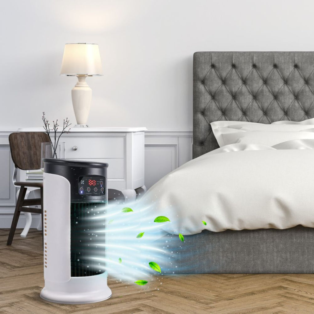 Slim Portable Tower Air Cooler – USB-Powered Personal Fan, No Setup Required