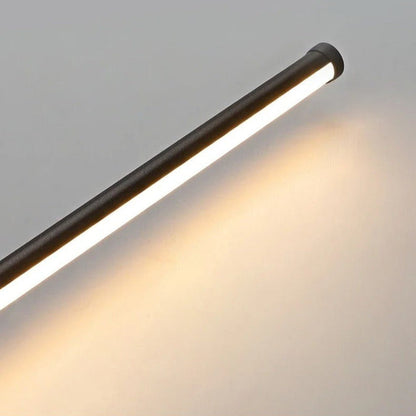Modern Aluminum LED Wall Light Fixture for Bedroom Living Room Hallway – Adjustable White Lighting Bar Sconce 24-31 inch Decorative