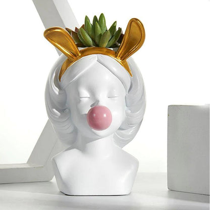 Bubbly Babe Popart Planter Vase