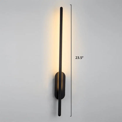 Adjustable LED Wall Sconce Light for Bedroom & Hallway - Swivel Arm Design, Acrylic Diffuser, Aluminum Finish - Modern Vertical Fixture
