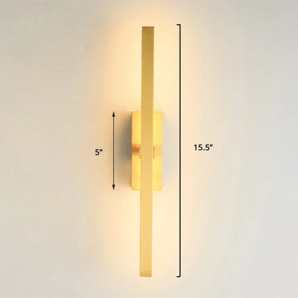 Adjustable LED Wall Sconce Light for Bedroom & Hallway - Swivel Arm Design, Acrylic Diffuser, Aluminum Finish - Modern Vertical Fixture