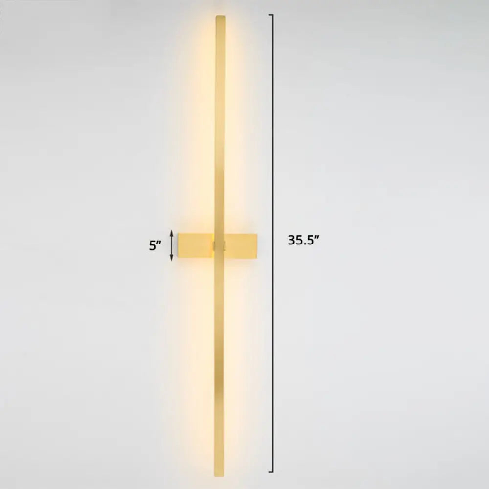 Adjustable LED Wall Sconce Light for Bedroom & Hallway - Swivel Arm Design, Acrylic Diffuser, Aluminum Finish - Modern Vertical Fixture