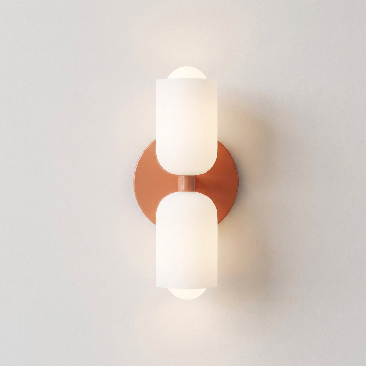 Dual-Direction Wall Sconce with Matte Finish for Modern Interiors – E27 LED Compatible, Up & Down Light