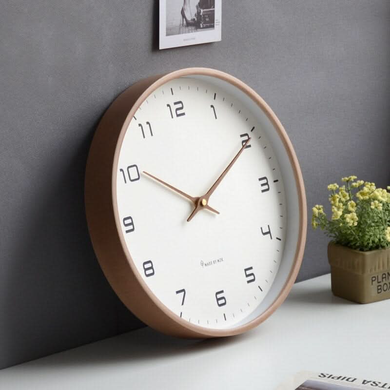 Tranquil Timekeeper – Stylish Silent Wood Wall Clock