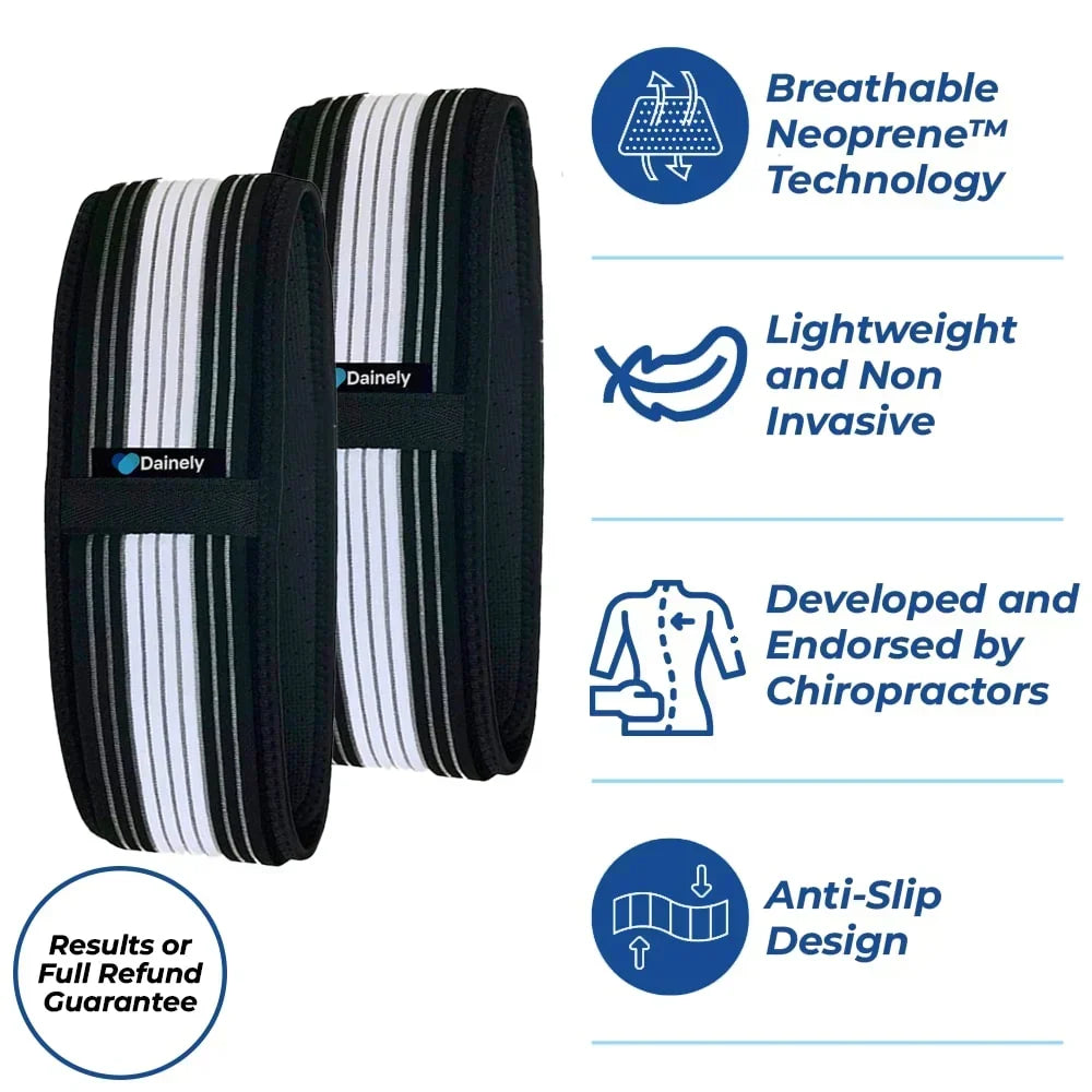 Lower Back Support Belt for SI Joint Stability and Hip Compression – Adjustable Lumbar Brace for Active Lifestyles