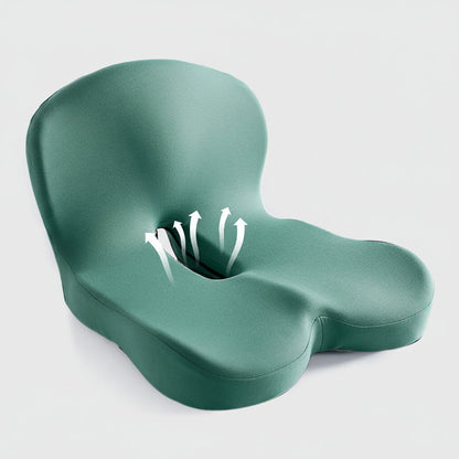 Comfort Cushion | Memory Foam Seat Cushion with Ergonomic Design | Posture Support for All-Day Comfort