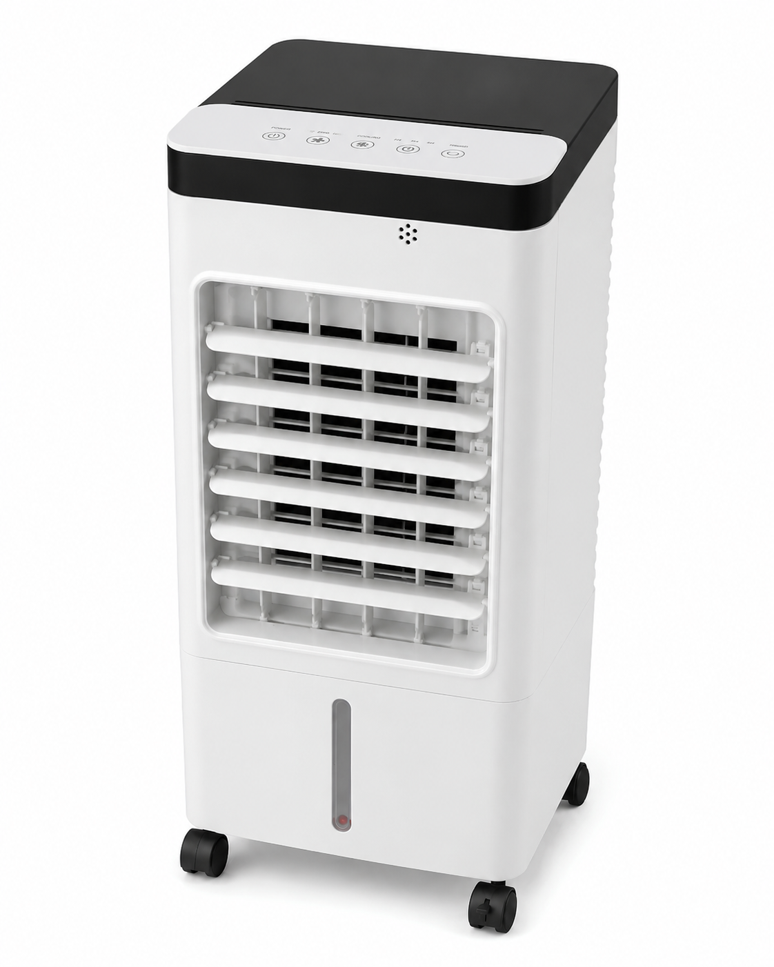Portable Evaporative Cooler Fan with Humidifier & Remote Control for Bedroom, Home Office & Desktop Cooling | Compact Quiet Personal Air