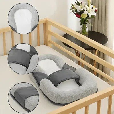 Infant Sleep Wedge Pillow with 15° Incline for Reflux Relief and Better Rest