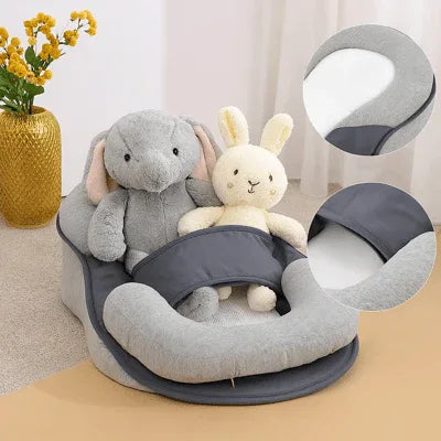Infant Sleep Wedge Pillow with 15° Incline for Reflux Relief and Better Rest