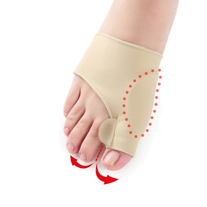 Toe Alignment Sleeve for Big Toe Joint Pain Relief – Gel Cushion Foot Corrector for Daily Comfort & Pressure Reduction – Flexible Fabric