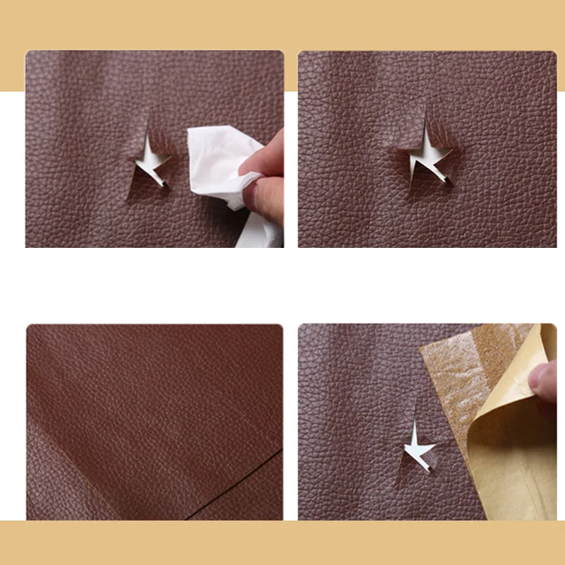 Leather Repair Tape Self-Adhesive Patch for Couch Sofa Chair Furniture Fix Scratch Tear Hole Restoration Vinyl Cover 20x54 Inch Large