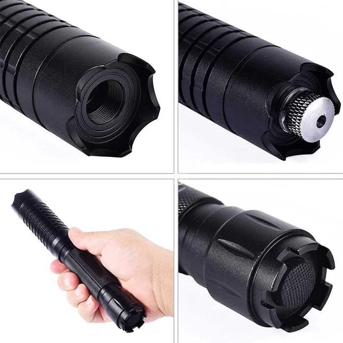Tactical Laser Torch | Multifunction Outdoor Tool with Fast Fire Ignition | Adjustable Focus for Camping and Survival