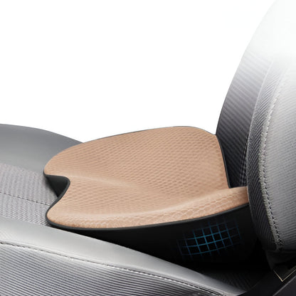 Memory Foam Driver Booster Seat Pad 3.5 Inch Elevation Cushion for Shorter Drivers Enhanced Visibility Lumbar Support Black Beige Brown Red