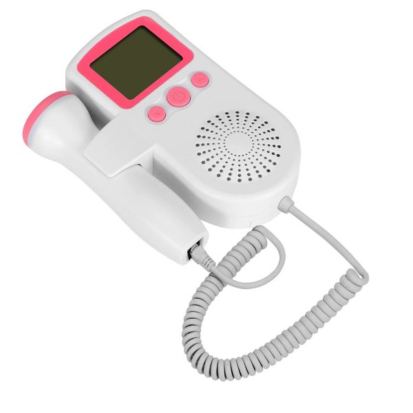 Handheld Fetal Heart Rate Monitor for Home Pregnancy Monitoring with LCD Display & Audio Speaker