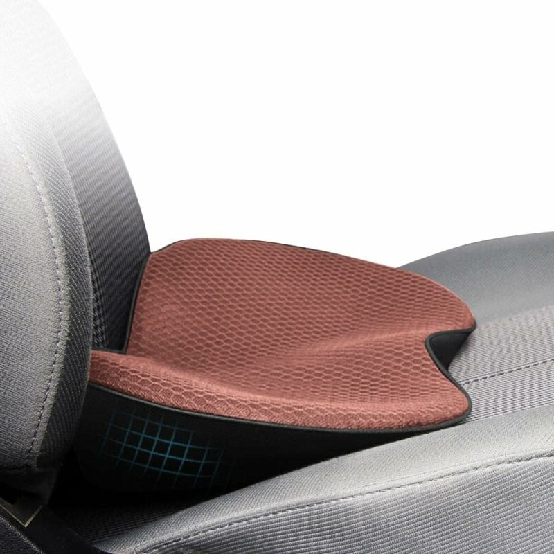 Memory Foam Driving Booster Seat Cushion for Petite Drivers – Ergonomic Height Lift Pad with Lumbar Support for Car, Truck & Office Chair