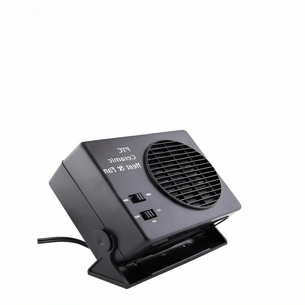 Portable 12V Vehicle Heater with Dual Power Settings 150W 300W Ceramic Element for Winter Warmth & Defrosting Windshields in Cars, Trucks, R