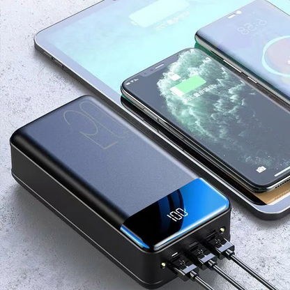Ultra High-Capacity External Battery Charger 100000mAh USB-C USB-A Multi-Device Fast Charge Bank for iPhone Android Laptop Tablet Travel Eme