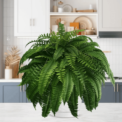 Hanging Faux Fern Plant Set – UV-Proof Outdoor Greenery 18-Piece Waterproof Vine Bundle for Patio Pergola Fence Garden Porch Decor Indoor