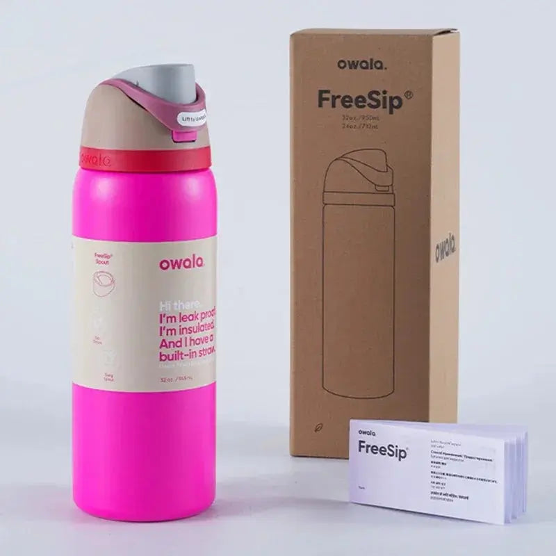 Insulated Stainless Steel Water Bottle 24 oz with Dual-Sip Spout for Gym, Hiking & Daily Hydration